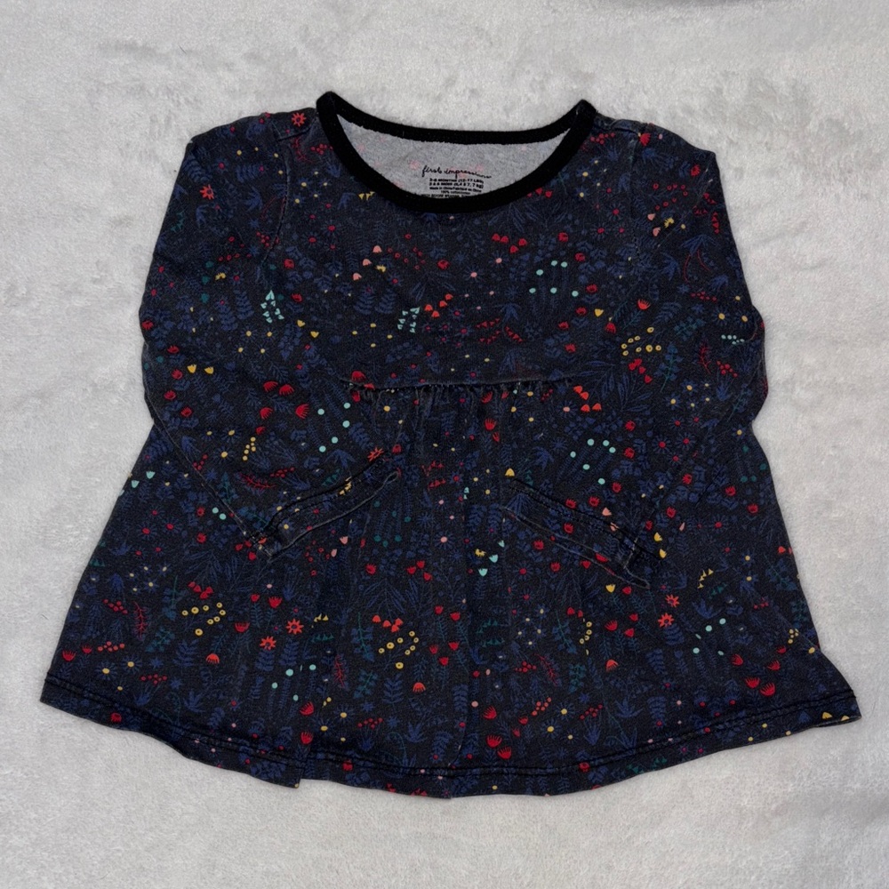 first impressions Colorful Patterned Kids long sleeve Shirt